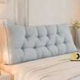 thumbnail image 3 of BKER Triangular Headboard Pillow Bolster Cushion For Bed Backrest Support Comfortable Polyester Decorative Bedroom 180x50cm, 3 of 3