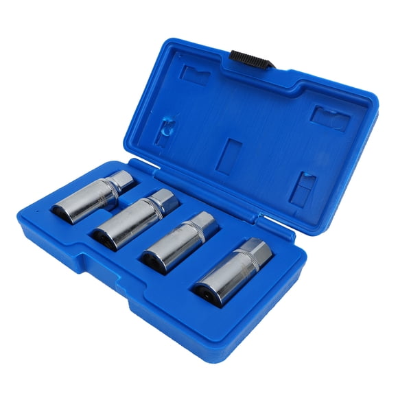 Screw Installer Kit, 6 8 10 12mm Sleeve  Tangsten Steel Impact  Durable Socket Stud Screw Extractor Tool  for Repair