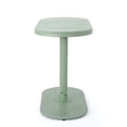thumbnail image 4 of Monica Bistro Set with Table and 2 Chairs, Green Metal Patio Furniture Set for Garden Balcony Porch Deck, Outdoor Dining Seating Set of 3, 4 of 9