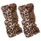 thumbnail image 1 of 40cm Faux Fur Leg Warmer Plush Fashion Long Leg Warmer Boot Cuffs Cover for Women Girls (Leopard Color), 1 of 4