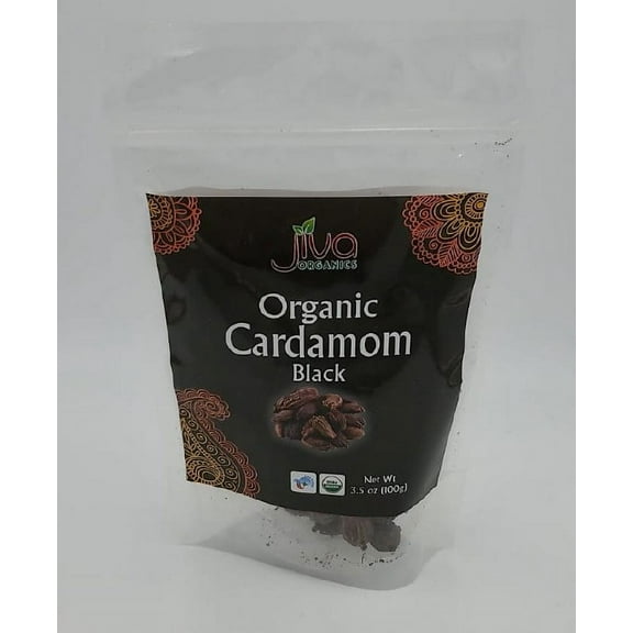 JIVA ORGANICS BLACK CARDAMOM WHOLE 100 GM