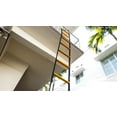 thumbnail image 2 of ISOP Fire Escape Ladder 2 - 3 Story 13 ft/25 ft | Rope Ladder Fire Escape for Homes 2d - 3rd Floor | Portable, Foldable & Compact | Emergency Ladder Suitable for Balcony, 2 of 8