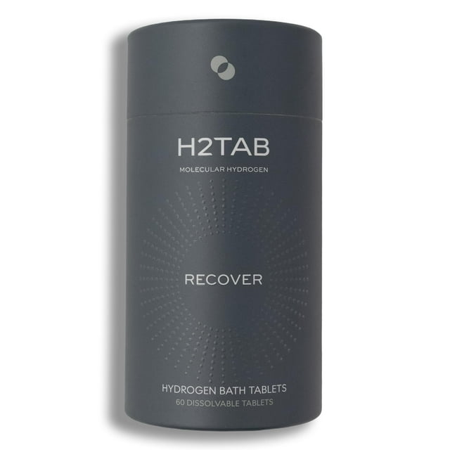 Tabletas de baño H2TAB Recover, 60 unidades, desintoxicación con magnesio