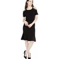 thumbnail image 3 of Rachel Roy Womens Cold-shoulder Bodycon Dress, Black, X-Small, 3 of 4