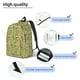 thumbnail image 3 of Disketp Taco Mochila de Lona Estampada, Mochila Escolar de Viaje Ligera para Estudiantes y Portátil-Small, 3 of 5