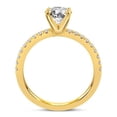 thumbnail image 2 of Elegant Diamond Ring 0.75 Carat Round Cut Diamond on 10k Yellow Gold, 2 of 2