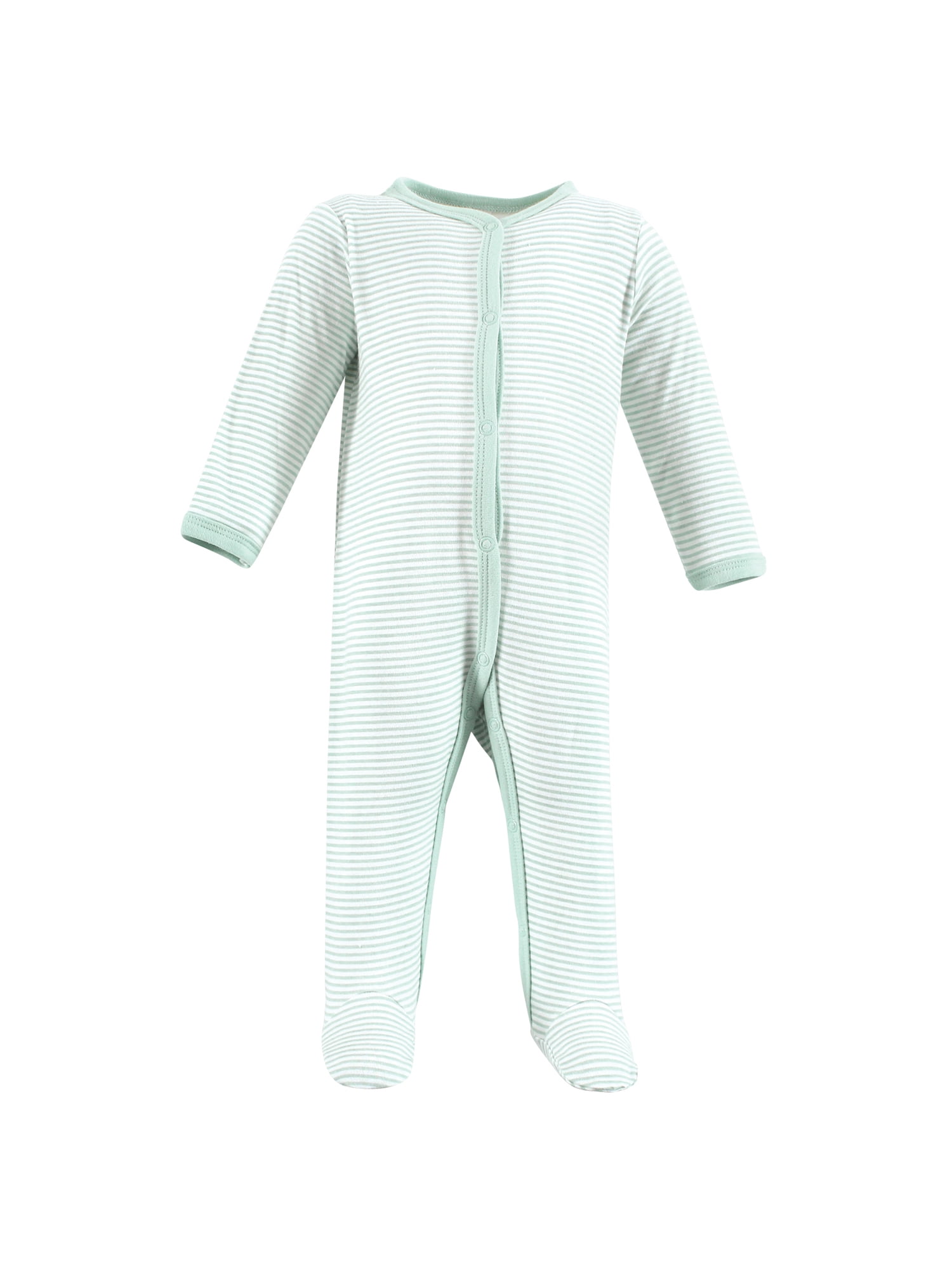 Hudson Baby Long Sleeve Sleep and Play, 3-Pack, Newborn-9 Months