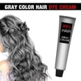thumbnail image 3 of Tinte para el cabello gris plateado de 100ml, Color Unisex, tinte de cera para el cabello, crema permanente para el cabello, estilo Punk, gris claro, plateado, Unisex-- Bolígrafo Bolígrafo Bolígrafo de papelería, 3 of 5