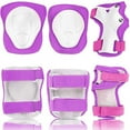 thumbnail image 3 of KAMUGO Helmets for Kids Set,Cycling Purple Helmet with Knee Pads, Elbow Pads and Wrist Guards for Toddlers Skateboard, 3 of 6