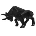 thumbnail image 1 of ASNOMY Figurita de toro de poliresina Decoración del hogar Esculturas abstractas Originalidad Decoración del hogar Mobiliario Adorno de animales Estatuas de superficie geométrica Adorno de decoración, 1 of 5