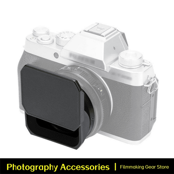JJC Metal Lens Hood Sun Shade for Fujifilm XF 27mm f/2.8 R WR Lens Compatible with Fujifilm XT5 XT4 XT3 XT30 XH2S XE4 XS10 Replaces LH-XF27