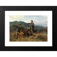 thumbnail image 2 of Carl Friedrich Deiker 18x13 Black Modern Framed Museum Art Print Titled - A Successful Hunt, 2 of 5