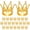 Gold, variant on NCQ 24 Pcs Crown Cake Topper Mini Baby Crown Tiny Queen Small Alloy Crystal Princess Headpiece Cake Decoration for Women Lady Girl Bridal Wedding Royal Themed Baby Shower Birthday Party(Gold)