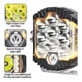 thumbnail image 4 of Par 7 '' Faros Led Blanca Potentes Redondo 90w Hig/low Jeep, 4 of 8