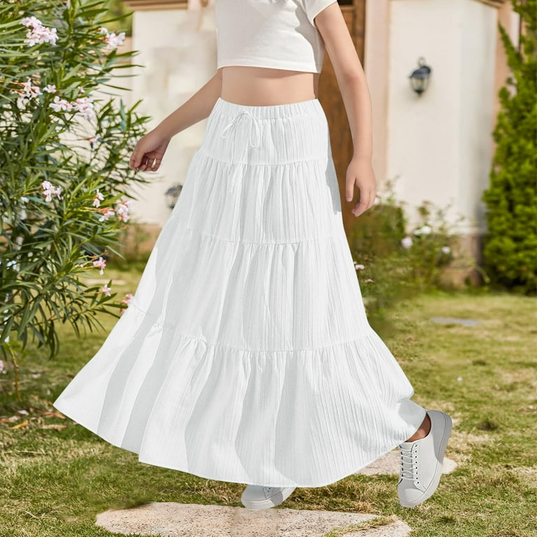 Xdegoge Girl Clothes Clearance Dresses for Girls 12-14 Summer Midi