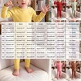 thumbnail image 3 of HFHAPW Toddler Boys Girls Pajama Sets Long Sleeve Top with Pants 2 Piece Pjs Set Fall Winter Sleepwear, 3 of 5