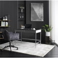 thumbnail image 2 of Floyd Eucalyptus Wooden Desk Black/Grey 43.3L x 21.6W x 30H 2 Storage Drawers, 2 of 11