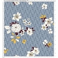 thumbnail image 2 of Challis Rayon Printed Lareina, Floral Fabric, Dress Fabric, Sewing Fabric (YELLOW/MINT/OFFWHITE, ByYard), 2 of 3