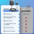 thumbnail image 3 of 3uds. Adaptador AUX 5.3 compatible con Bluetooth Micrófonos duales Estéreo de audio para automóvil para vehículo automático, 3 of 7