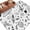 White, variant on Black White Cartoon Space Bathroom Rug Washable 2x3 Entryway Rug Non Slip Star Spacecraft Rocket Meteorite Front Door Mat Low Pile Indoor Doormat Throw Floor Carpet for Kitchen Bedroom Entrance