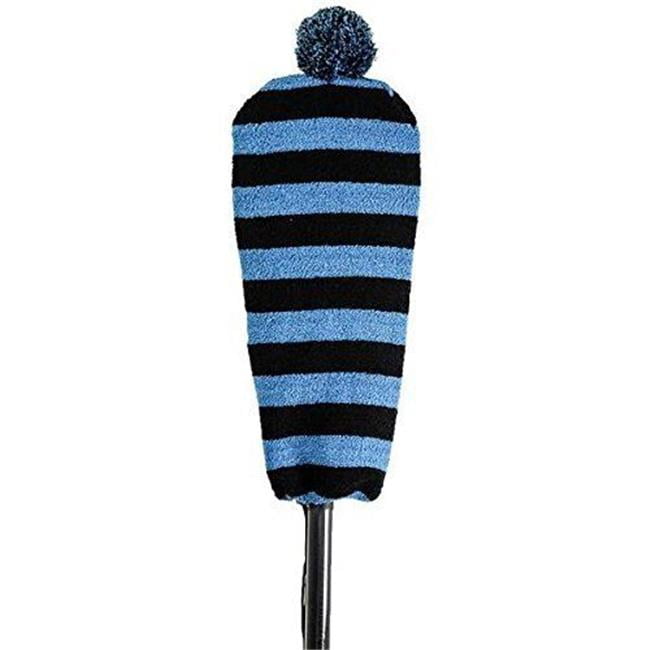 Blade Beanie With Fuzz Ball - Blue 