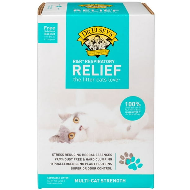 Dr. Elsey's Precious Cat Respiratory Relief Clumping Clay Cat Litter