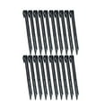 thumbnail image 2 of 20 Pieces Garden Patio Courtyard Edging Stake Assorted Barrier Peg Reusable Ground Fixing Stake Assorted Kit Gardening Tool Accessories Black, 2 of 9