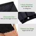 thumbnail image 4 of POP CLOSETS Butt Padded for Women Butt Lifter Panties Seamless Booty Boyshorts Hip Enhancer Fake Butt for Removable 4 Pads Underwear Shaper, 4 of 7