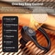 thumbnail image 3 of Auriculares Bluetooth sweethay con pantalla efecto de sonido en auge y auriculares inalámbricos Bluetooth de transmisión rápida Cables de audio/vídeo blanco, 3 of 6
