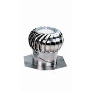 AirVent 12 In. Aluminum Internally Braced Wind Turbine Attic Vent TIBS0000