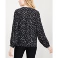 thumbnail image 3 of Maison Jules Womens Georgette Pullover Blouse, 3 of 4