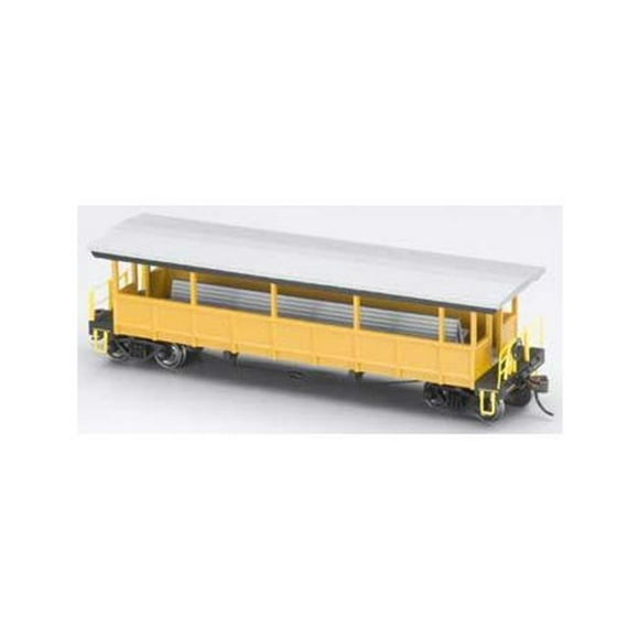 Bachmann BAC17448 HO Excursion Car Silver-Yellow Unlettered