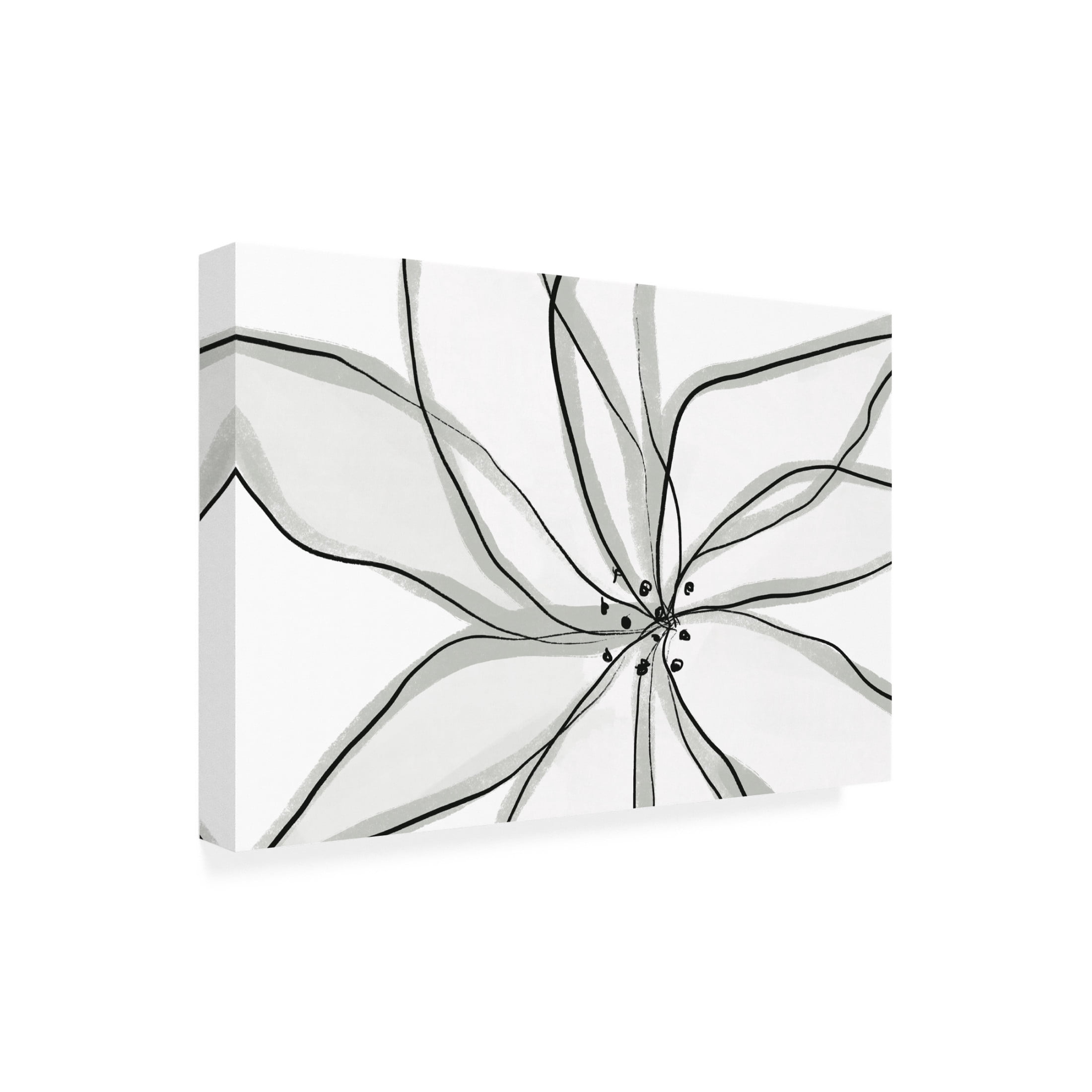 Trademark Fine Art uplusmestudio Fragile Flower Canvas Wall Art