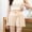 Beige, variant on Naittoop Pregnant Women's Plus Size Solid Color Comfortable Wear-proof Pants Shorts Leggings