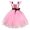 Pink, variant on LYHaoo Girls Tutu Party Dress Elegant Puffy Sleeve Formal Gown For Toddler Kids Outfit,Princess Casual Dresses Sizes 11-12 Years Pink