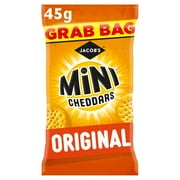 Jacob's Mini Cheddars Original Snacks Grab Bag 45g  (pack of 30)