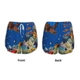 thumbnail image 3 of Balery Colorful Coral Reef Pantalones cortos deportivos para mujer con forro y dos bolsillos, elásticos, para entrenamiento, gimnasio, yoga-Large, 3 of 7