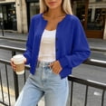 thumbnail image 7 of yillto Cardigan for Womens Button down Long Sleeve Cardigans Sweaters Knit Casual Fall Clothes, 7 of 7