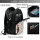 thumbnail image 4 of Easygdp Pineapple And Leaves Mochila para Laptop de Viaje con Puerto USB, Mochila para Laptop con Puerto de Carga USB para Mujeres y Hombres, 4 of 7