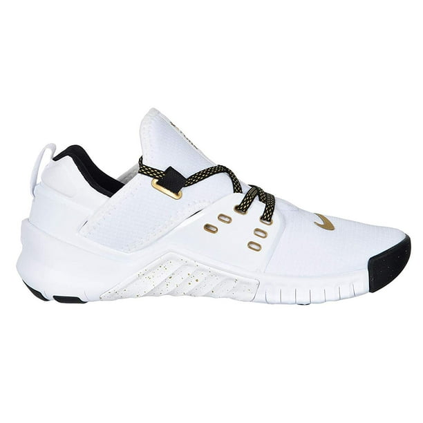 nike metcon women's white and gold