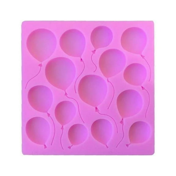 Flying Birthday Balloon Silicone Mold 4x4 inches | Bakell