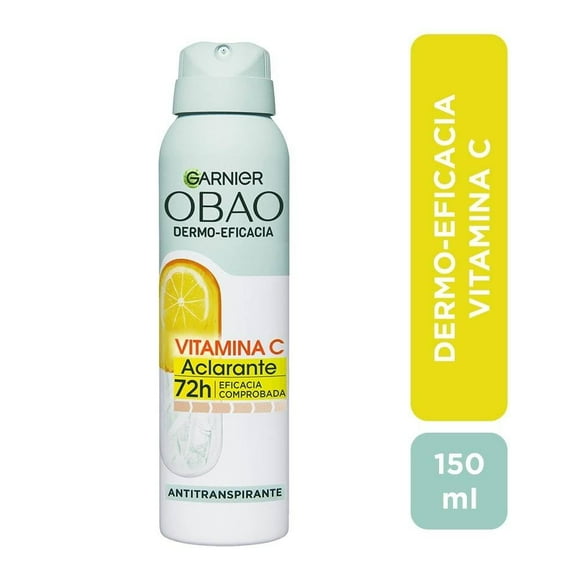 Antitraspirante Garnier Obao dermo eficacia aerosol vitamina C aclarante 150 ml