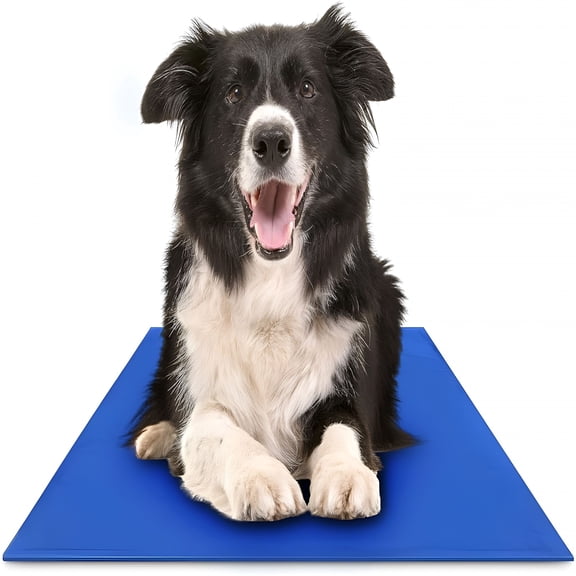 LAMIRO Comfortable Gel Mat for Pets - Pressure-Activated Cooling Pad in Portable Size