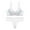 White, variant on Levmjia Women Lace Lingerie Set Underwire Bra With Matching Thong Panties Adjustable Shoulder Straps Soft Mesh Daily Wear Romantic Date Night Elegant Solid Color