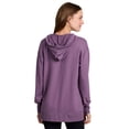 thumbnail image 2 of RBX Active Women's V-Neck French Terry Hoodie Tunic Sweatshirt, 2 of 5