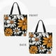 thumbnail image 2 of Easygdp Yellow White Daisy Pattern Bolsa Tote para Mujer, Bolso de Hombro para Trabajo, Playa, Viajes, Compras y Supermercado, 2 of 7