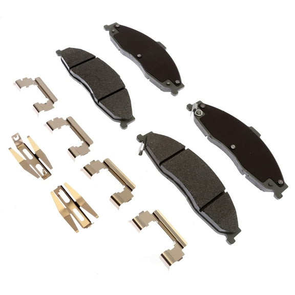 ACDelco Gold Performance Ceramic Brake Pad Set, w/ Hardware Fits select: 1998-2002 CHEVROLET CAMARO, 1998-2002 PONTIAC FIREBIRD