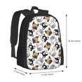 thumbnail image 2 of Balery French Bulldog3 Backpack for Men and Women - Durable 600D Oxford Cloth -Large Capacity, Water-Resistant School, Travel, and Hiking Bag, 2 of 7