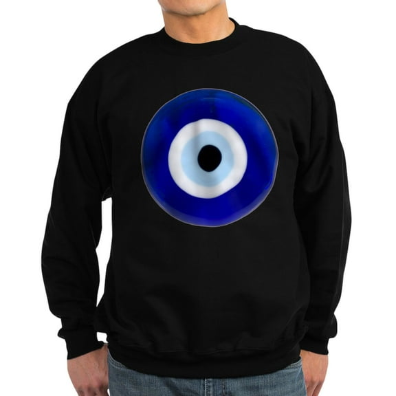 CafePress - Nazar Amulet Evil Eye Protection Sweatshirt - Classic Crew Neck Sweatshirt