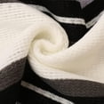 thumbnail image 3 of Bufanda de Hombre con Estilo Invierno Cálido Suave Flecos Rayas Borla Chal Largo Bufandas Regalo Blanco Soledad Los hombres de la bufanda, 3 of 10